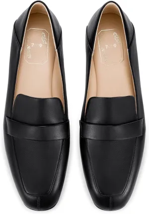 7or9 Loafers for Women Non-Slip Classic Women's Loafers & Slip-on Flats Shoes Casual Comfortable Mattress Flats - Black, White, Brown