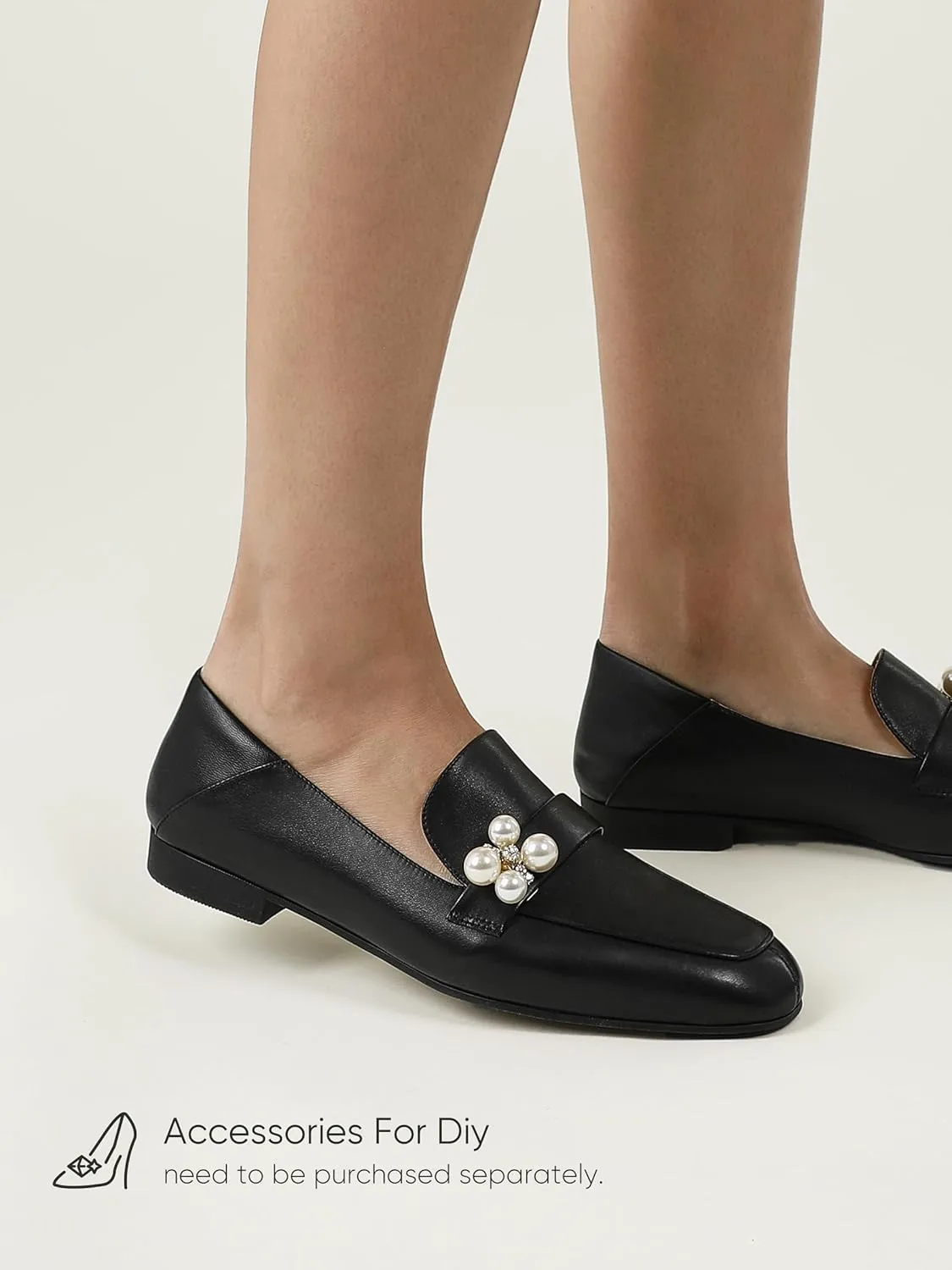 7or9 Loafers for Women Non-Slip Classic Women's Loafers & Slip-on Flats Shoes Casual Comfortable Mattress Flats - Black, White, Brown