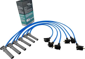 8.2MM High Performance Racing Spark Plug Wires Compatible with Ford Explorer (Sport Trac) Ranger Mazda B4000 Mercury Mountaineer SOHC 4.0L V6 2001-2011 Blue