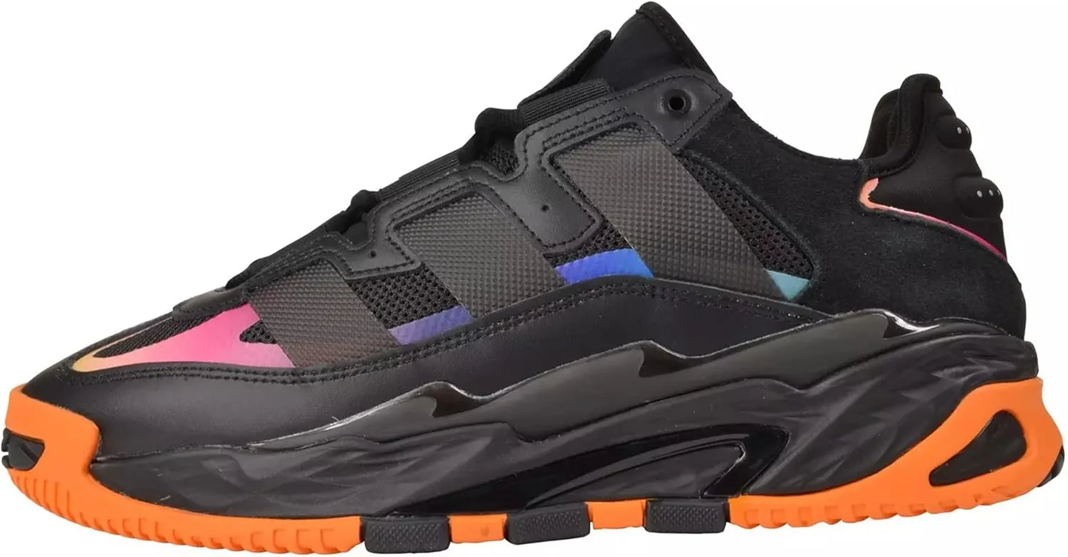 adidas Mens Niteball 2.0 Jamaica Mid Shoes, Black Signal Green