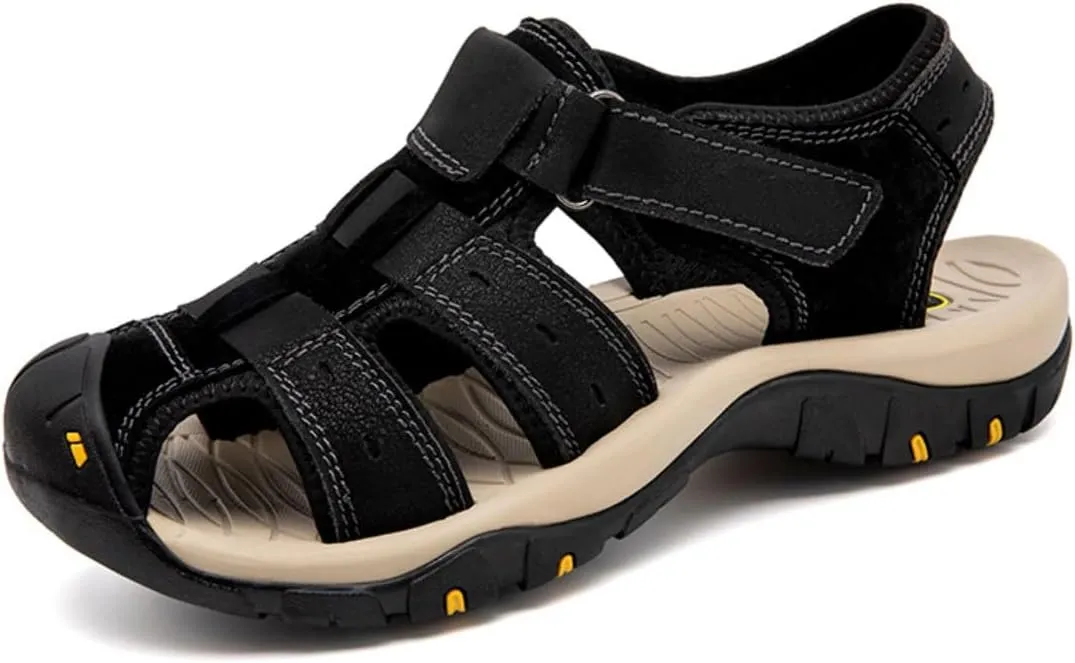 ailishabroy Men's Outdoor Sport Sandals: Hiking Footwear with High Gripping