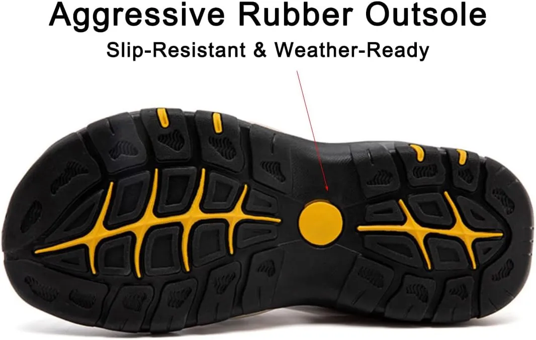 ailishabroy Men's Outdoor Sport Sandals: Hiking Footwear with High Gripping