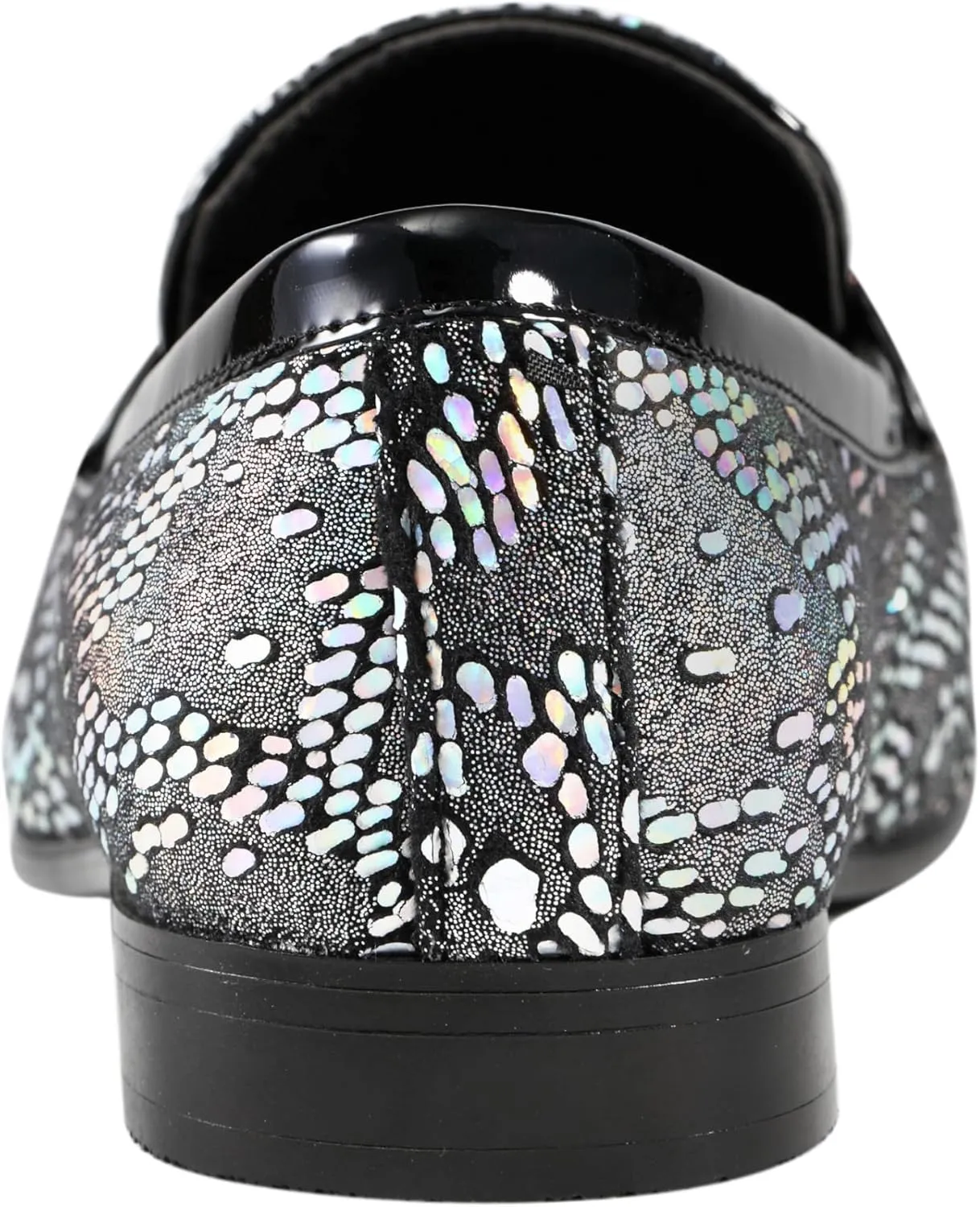 Amali Men's Paisley Metallic Erin Driving Smoking Slip On Loafer Dress Shoe