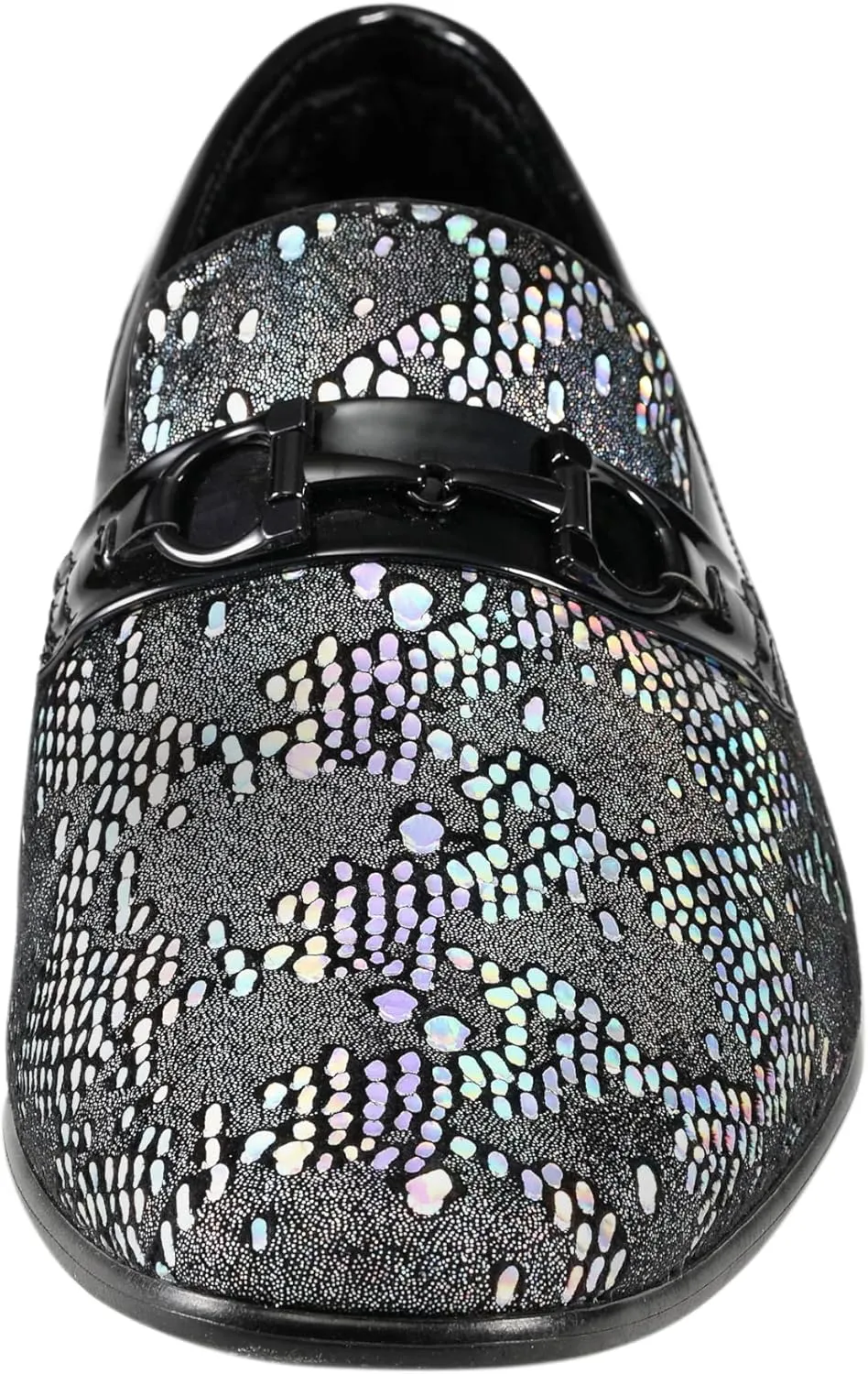 Amali Men's Paisley Metallic Erin Driving Smoking Slip On Loafer Dress Shoe