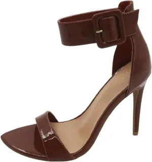 Anne Michelle Women's Open Toe Stiletto Heel Sandals Ankle Strap High Heel Sandals