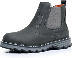 Apakowa Toddler Little Boys Water Resistant Ankle Work Boots (Toddler/Little Kid)