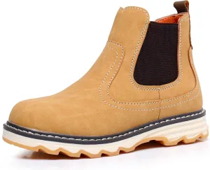 Apakowa Toddler Little Boys Water Resistant Ankle Work Boots (Toddler/Little Kid)