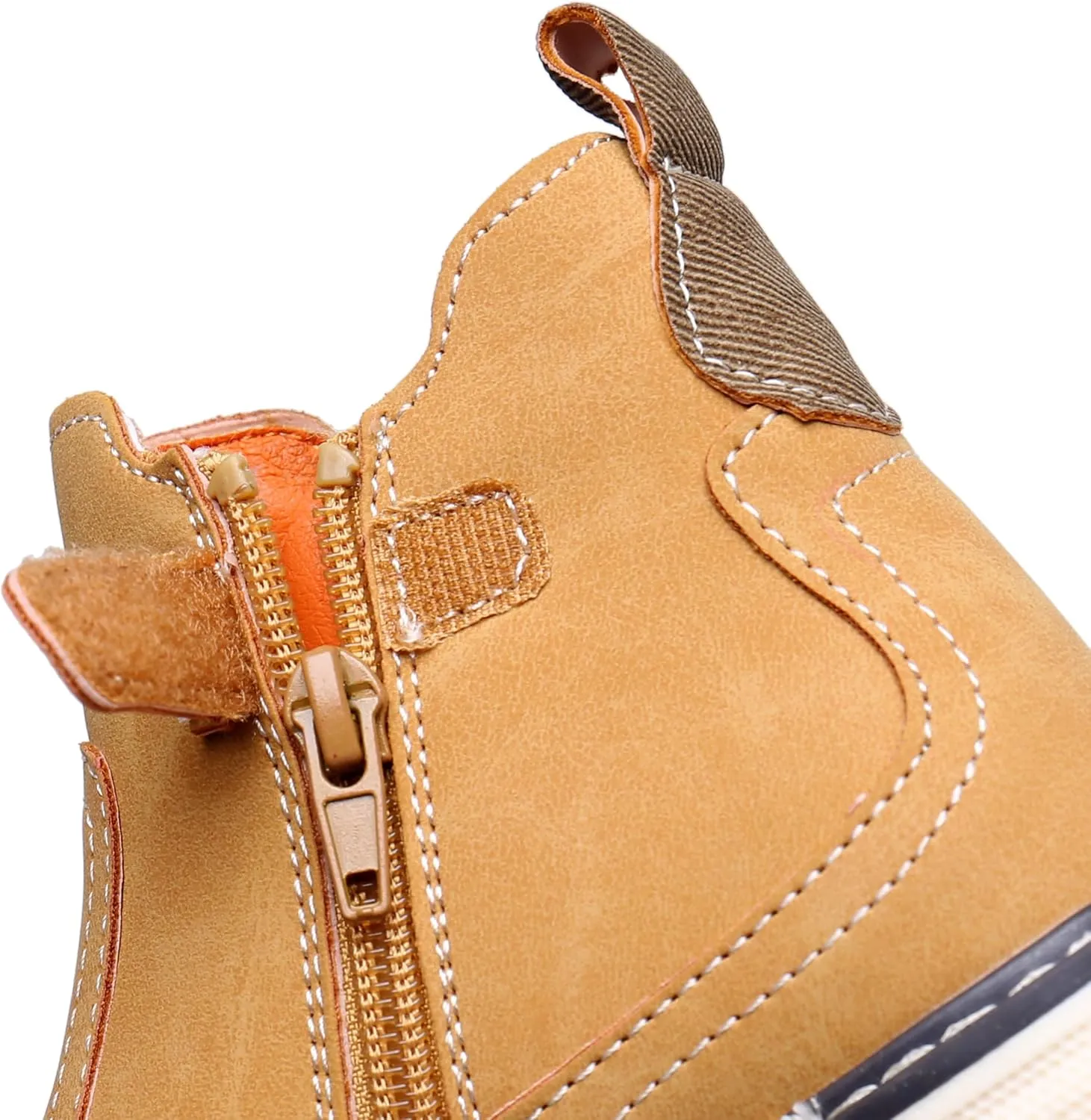 Apakowa Toddler Little Boys Water Resistant Ankle Work Boots (Toddler/Little Kid)