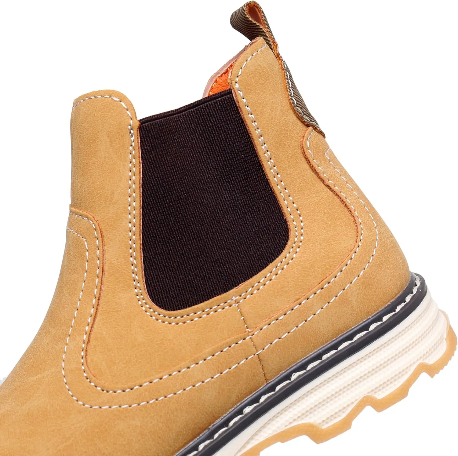 Apakowa Toddler Little Boys Water Resistant Ankle Work Boots (Toddler/Little Kid)