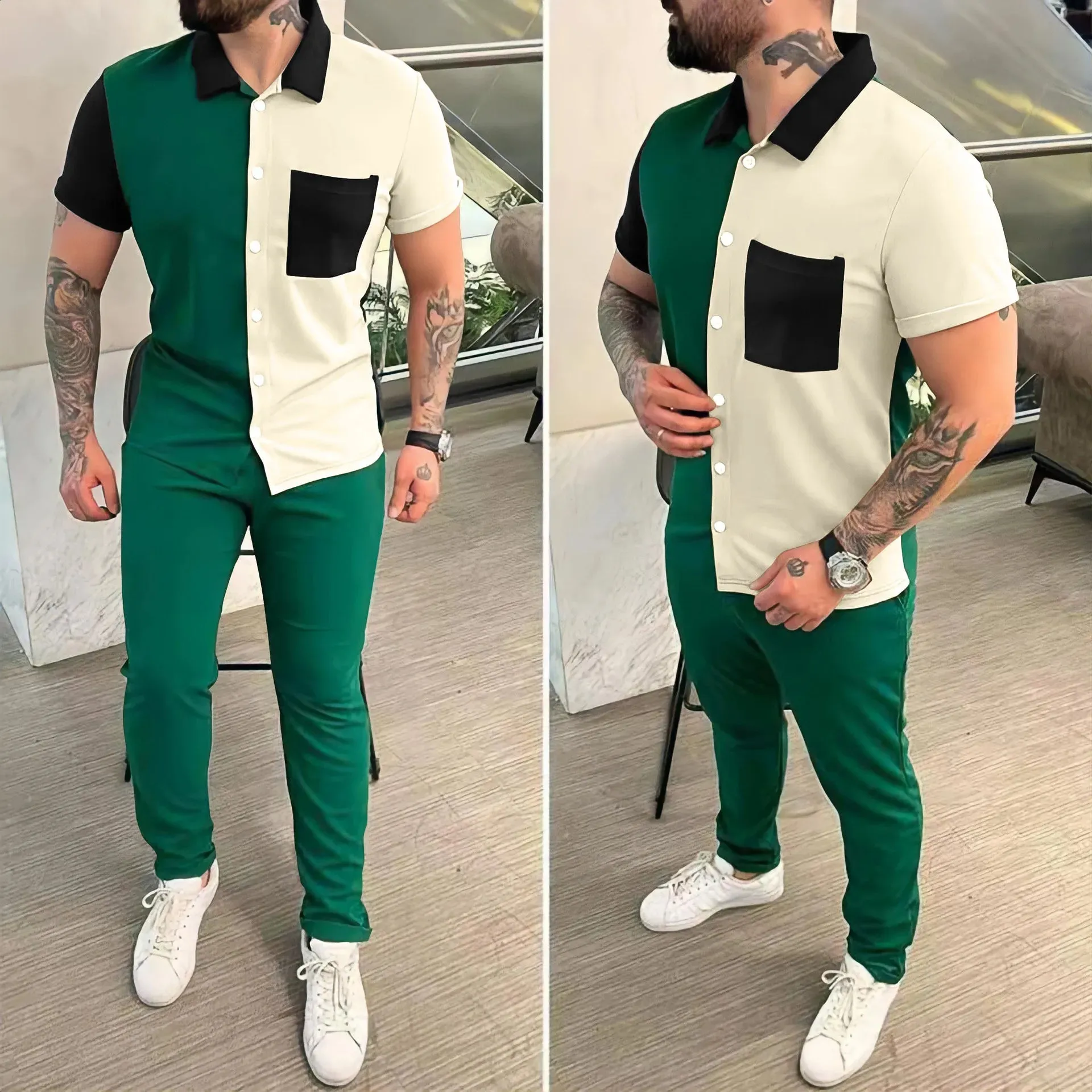 Barclay-Colorblock Comfort Men's Set