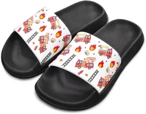 Boys Beach Sandals Lightweight Slides for Kids Shower Shoes