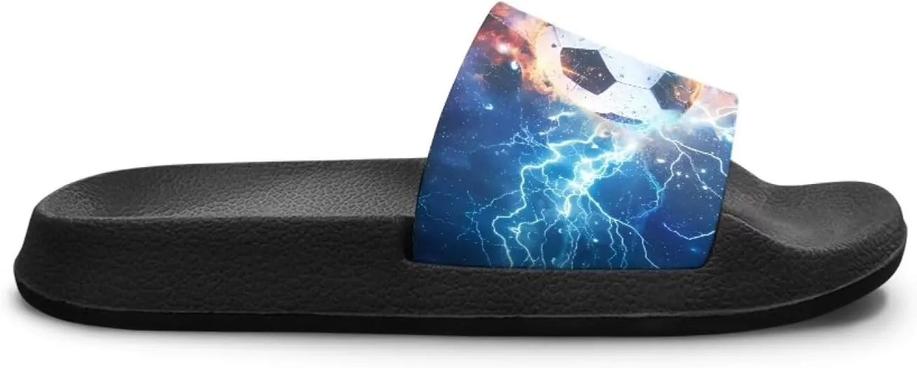 Boys Beach Sandals Lightweight Slides for Kids Shower Shoes