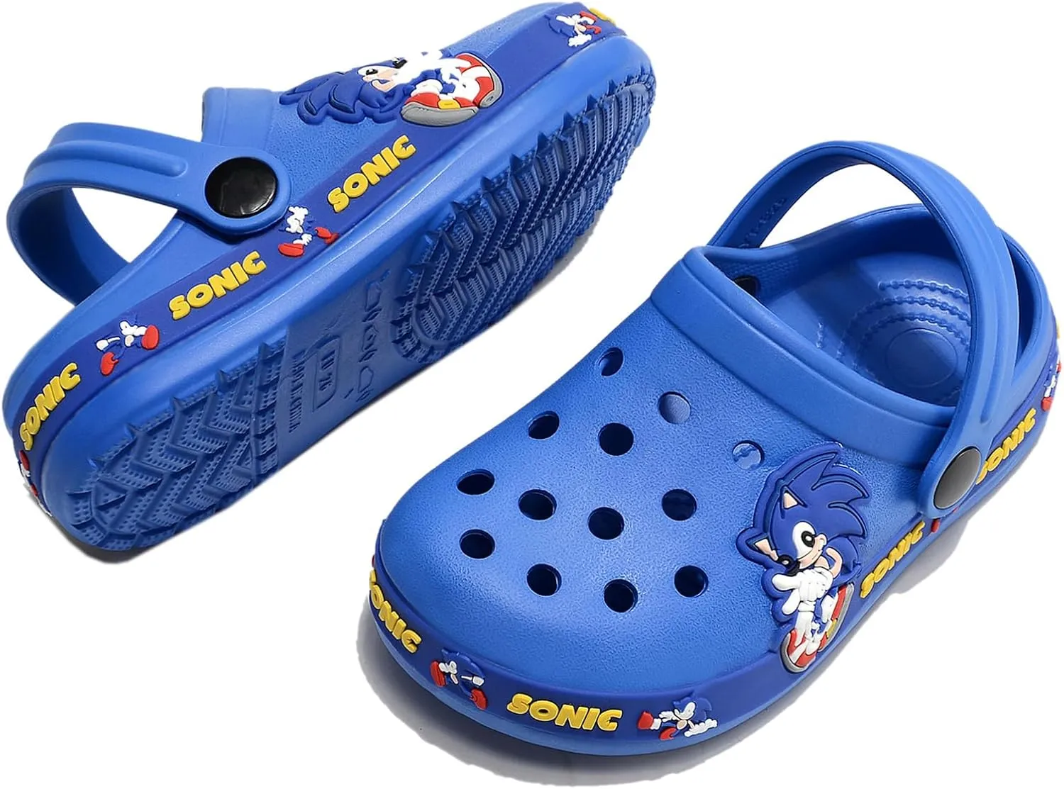 Boys clogs cute cartoon kids garden shoes beach slippers for toddlers and kids sandals shower slippers slip on water shoes
