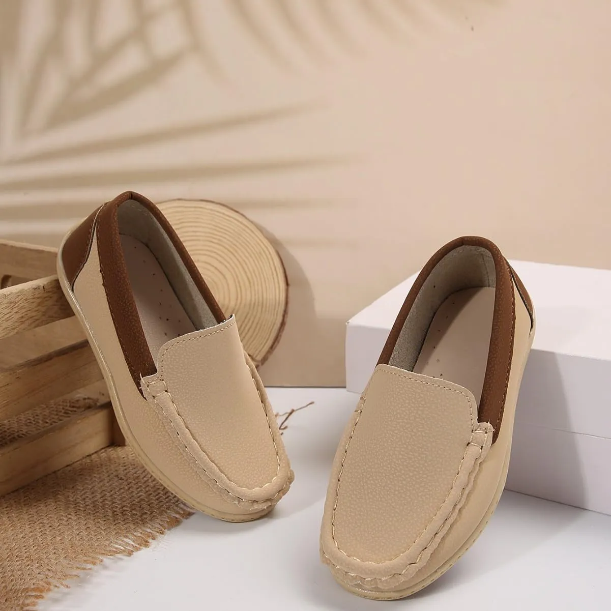Boys Girls Penny Loafer Casual Slip On Flats Boat Boys Dress Shoes