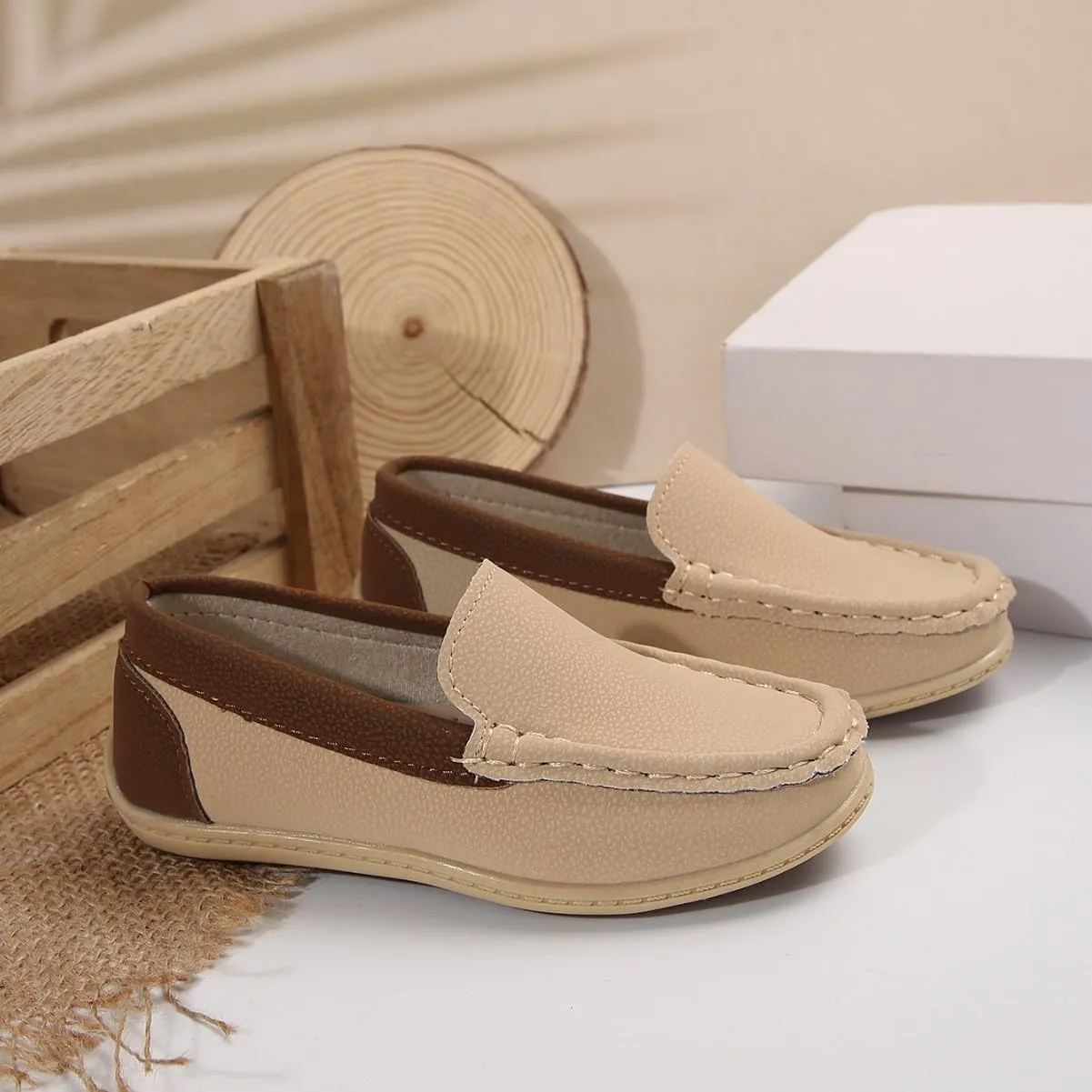 Boys Girls Penny Loafer Casual Slip On Flats Boat Boys Dress Shoes