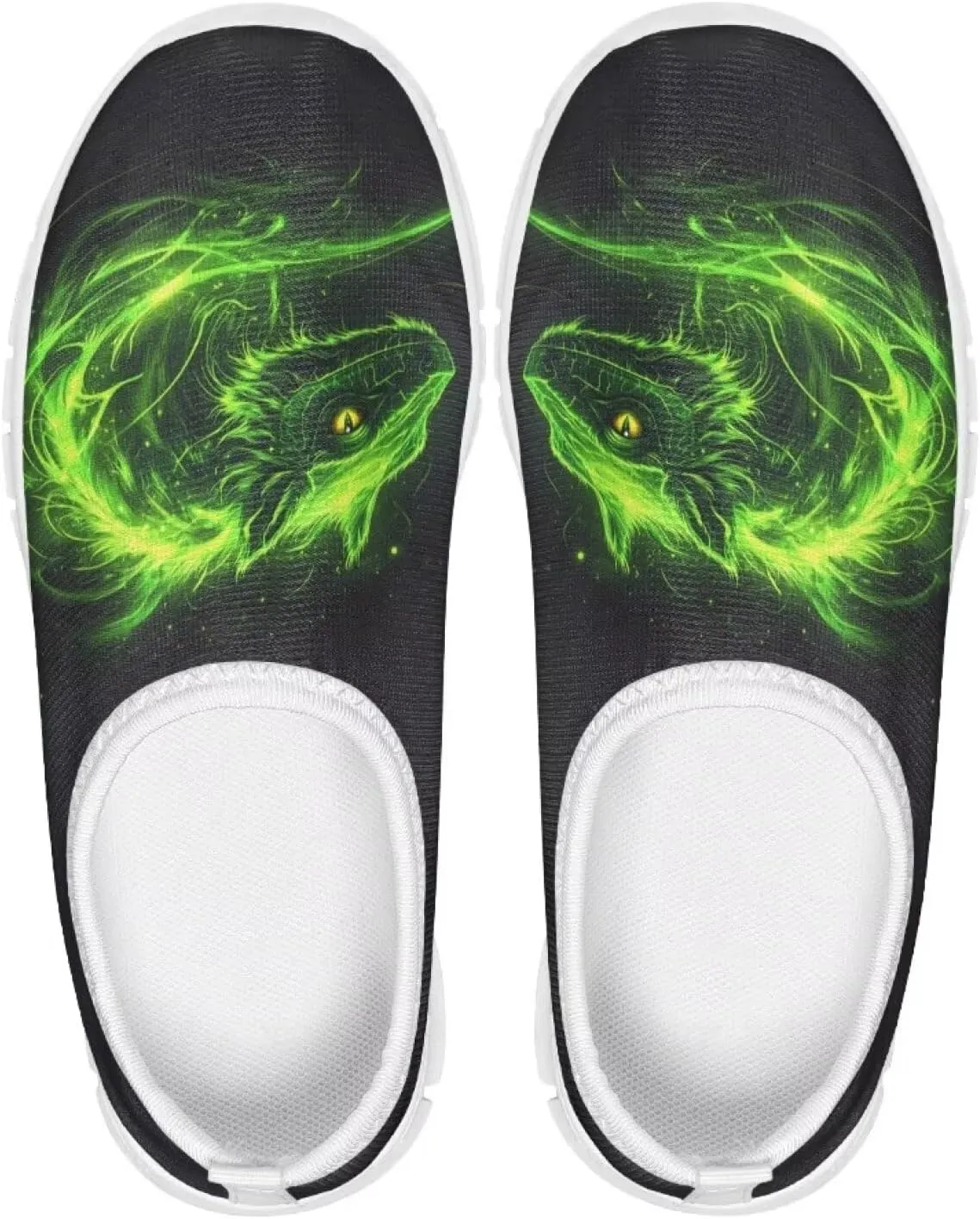 Boys Tennis Shoes Little Kids Slip On Shoes Cool Glowing Animal Shoes