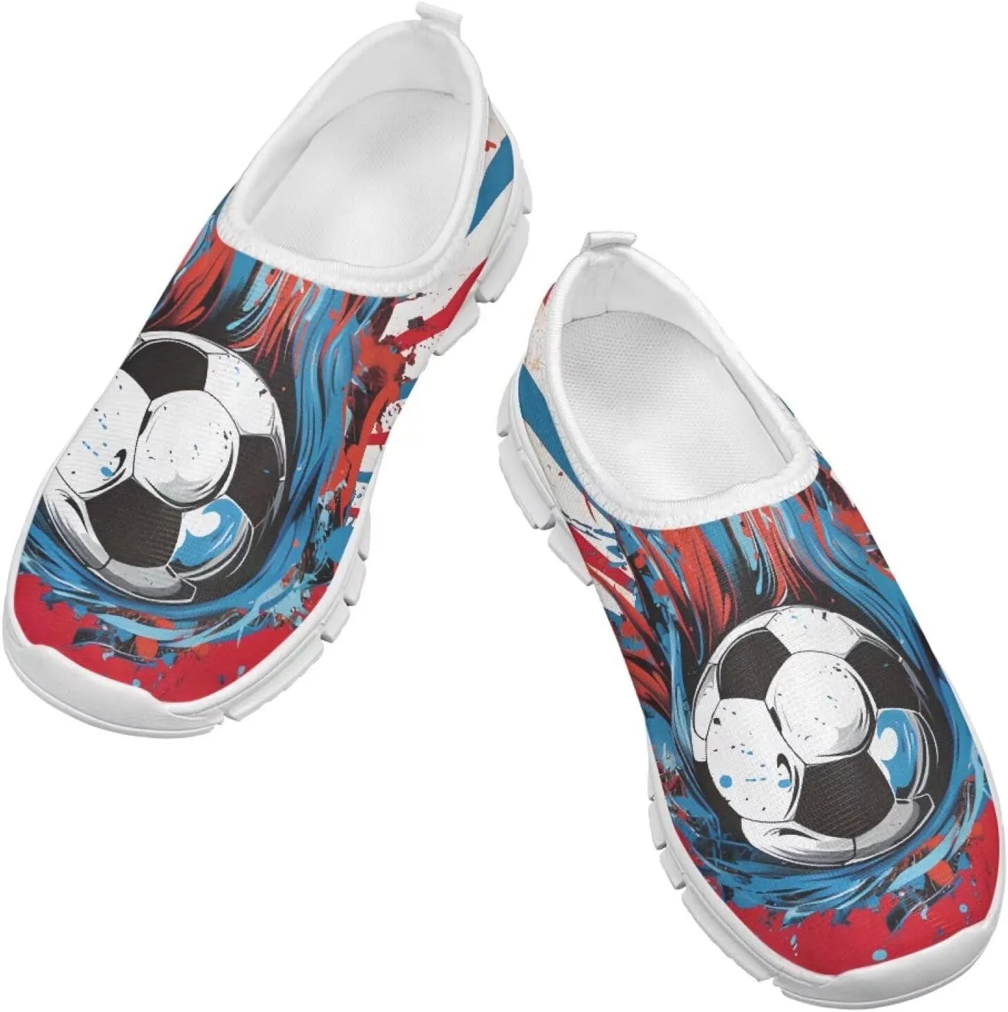 Boys'Slip On Flats Sneakers,Children's Low-Top Skateboard Shoes Girls Lightweight Classic Casual Sneakers