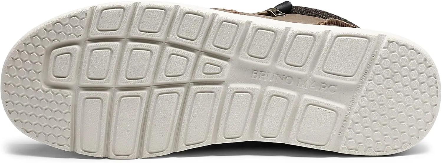 Bruno Marc Men's Casual Slip-on Shoes Warm Loafers for Men Winter Boots