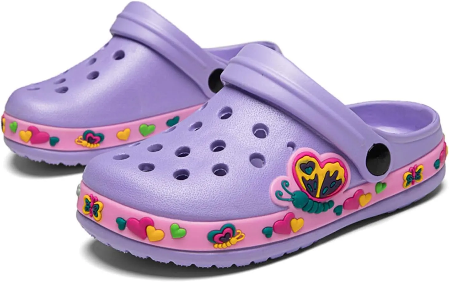 CERYTHRINA Kid's Cute Garden Clogs Shoes Cartoon Slides Sandals Clogs Children Beach Pool Slippers