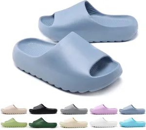 Cloud Slides for Kids,Boys Girls Shower Slippers Bathroom Pool Sandals,Toddler Home House Open Toe Comfy Thick Sole Slippers,Summer Non-Slip Beach Shoes