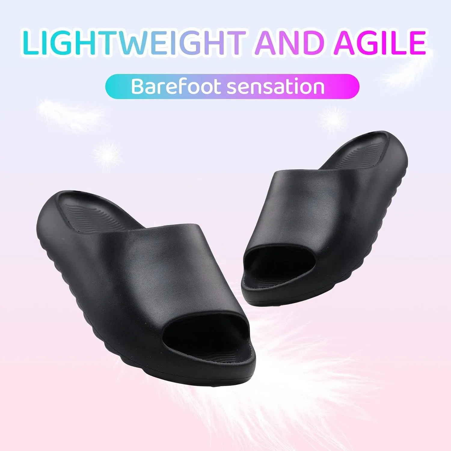 Cloud Slides for Kids,Boys Girls Shower Slippers Bathroom Pool Sandals,Toddler Home House Open Toe Comfy Thick Sole Slippers,Summer Non-Slip Beach Shoes