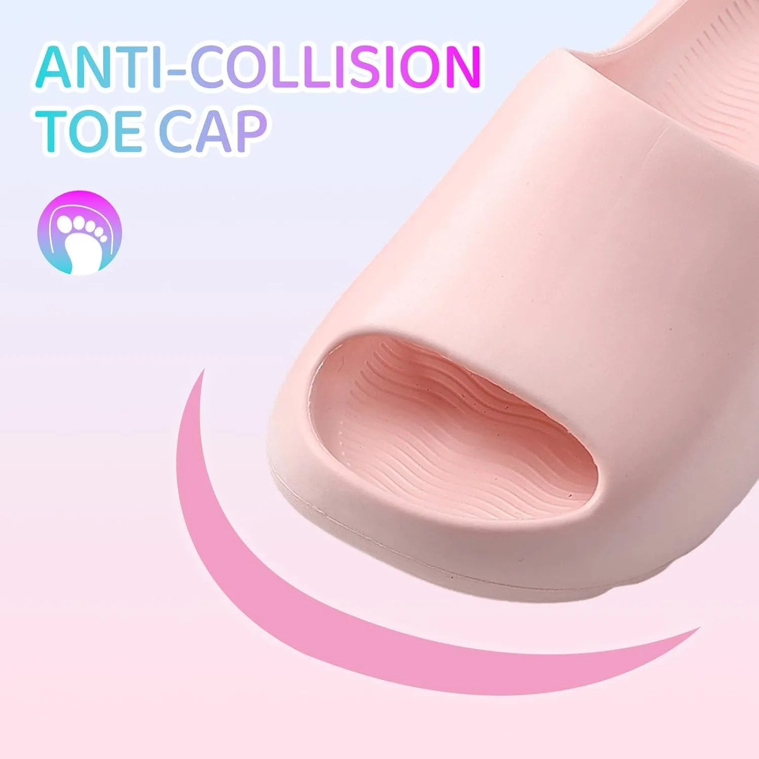 Cloud Slides for Kids,Boys Girls Shower Slippers Bathroom Pool Sandals,Toddler Home House Open Toe Comfy Thick Sole Slippers,Summer Non-Slip Beach Shoes