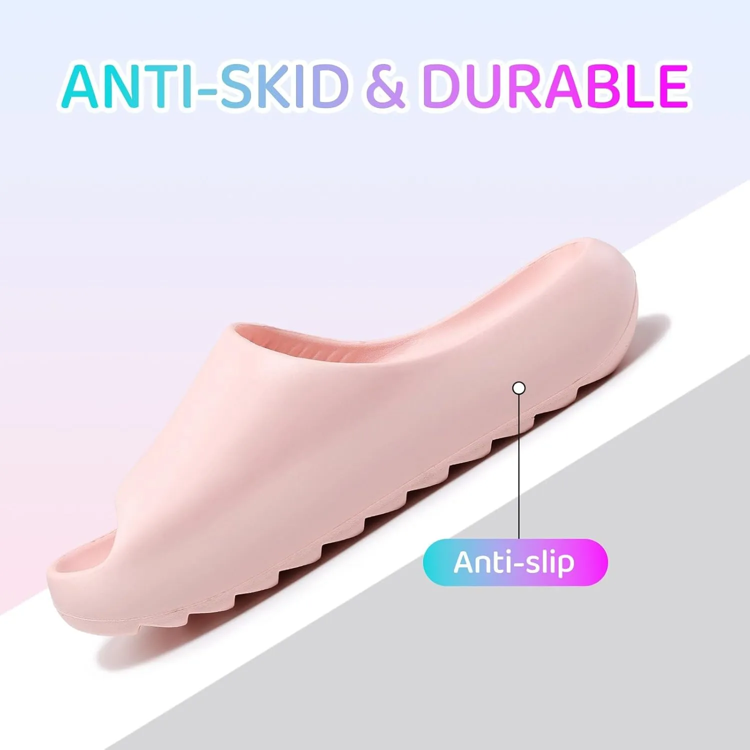 Cloud Slides for Kids,Boys Girls Shower Slippers Bathroom Pool Sandals,Toddler Home House Open Toe Comfy Thick Sole Slippers,Summer Non-Slip Beach Shoes