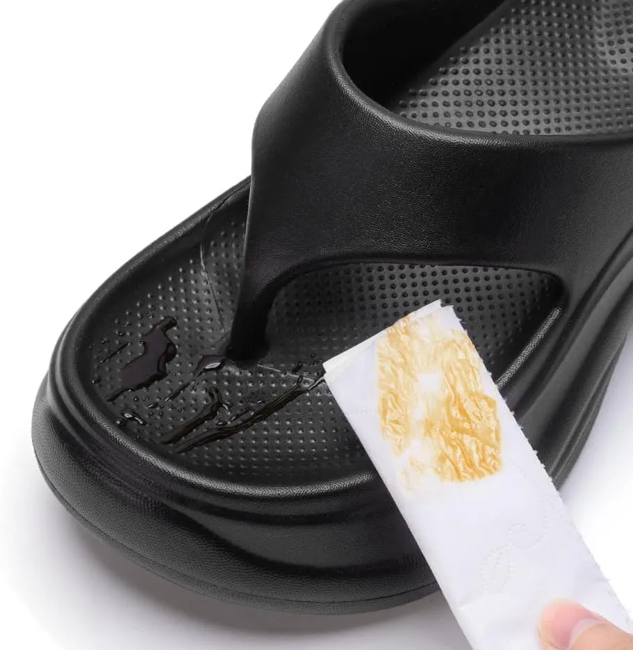 Comfy Flip Flops for Women Lightweight Thicken Sole Slippers Non-Slip Shower Bathroom Beach Slides Sandals 2025