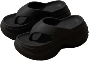 Comfy Flip Flops for Women Lightweight Thicken Sole Slippers Non-Slip Shower Bathroom Beach Slides Sandals 2025