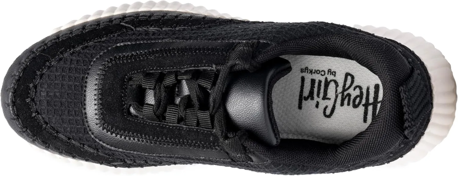 Corkys Footwear Hey Girl Womens Adventure Sneakers - with A 1.25-Inch Platform Sole, Cushioned Insoles for All Day Wear, and a Lace-Up Customizable Fit