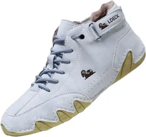 Cubicbee Explorer Waterproof Lightweight Outdoor Shoes for Hiking Camping & Driving All Season Warm High Top Chukka Boots,Non-Slip Italian Handmade High Top Sport Shoe