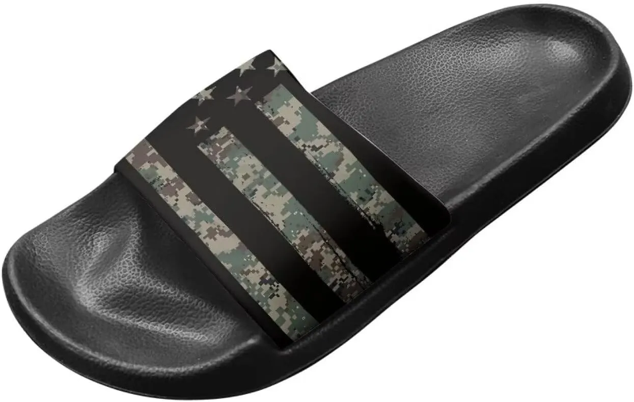 Custom Pillow Slippers for Women Men Non Slip Quick Drying Shower Slides Bathroom Sandals Cushion Thick Sole