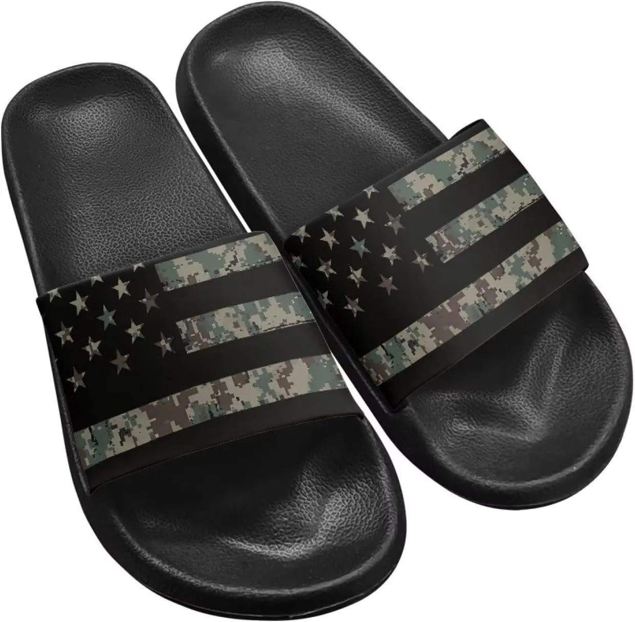 Custom Pillow Slippers for Women Men Non Slip Quick Drying Shower Slides Bathroom Sandals Cushion Thick Sole