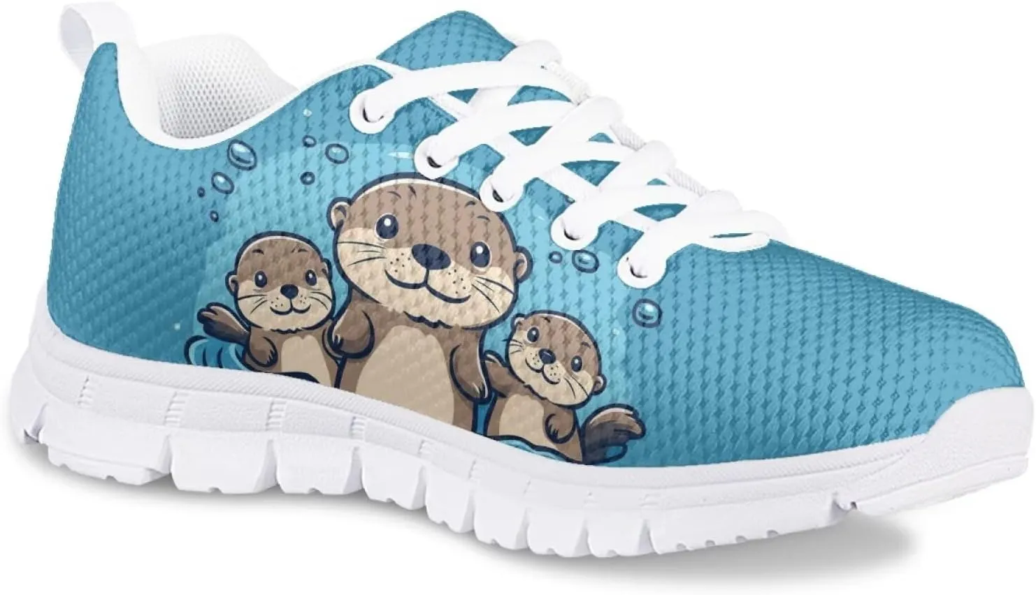 Cute Axolotl Girls Running Shoes Trendy Sneakers for Kids Athletic Shoes