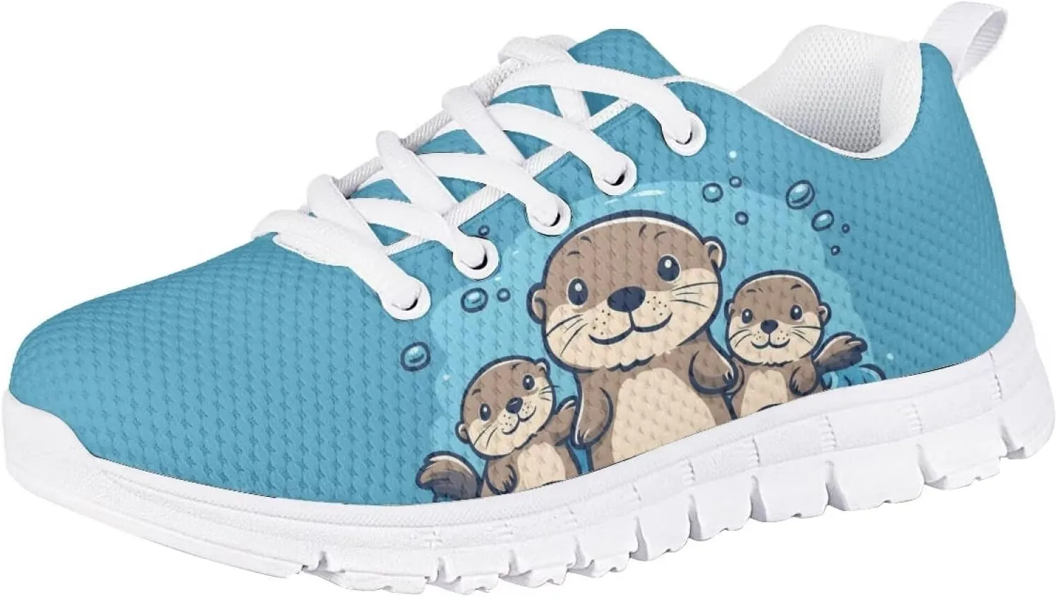 Cute Axolotl Girls Running Shoes Trendy Sneakers for Kids Athletic Shoes