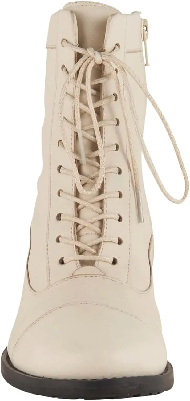David Tate Womens Explorer Leather Ankle Ankle Boots