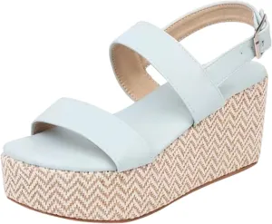 Dheva-C Sandal Slides Women Women Sandals Wedge Low Heel Roman Wedge Ladies Fashion Elastic Strap Carved Breathable Shoes Thick Soled Wedges Casual Sandals Sandals for Women Wedge Heels