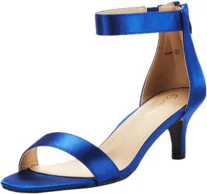 DREAM PAIRS Women's Fiona Fashion Stilettos Open Toe Pump Heeled Sandals