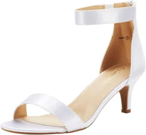 DREAM PAIRS Women's Fiona Fashion Stilettos Open Toe Pump Heeled Sandals