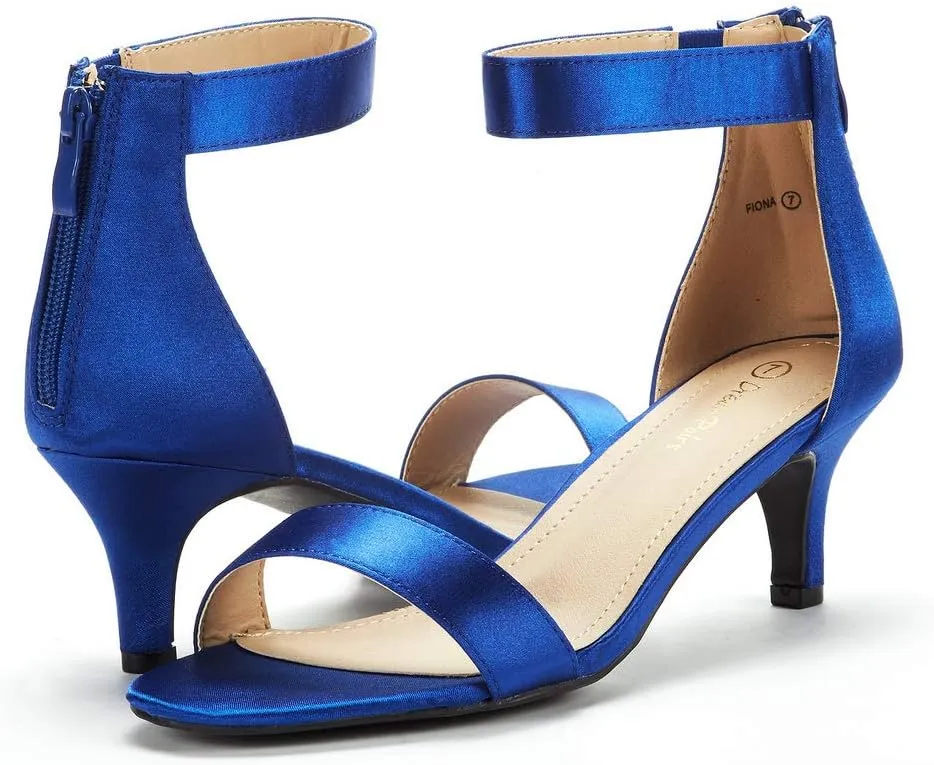 DREAM PAIRS Women's Fiona Fashion Stilettos Open Toe Pump Heeled Sandals