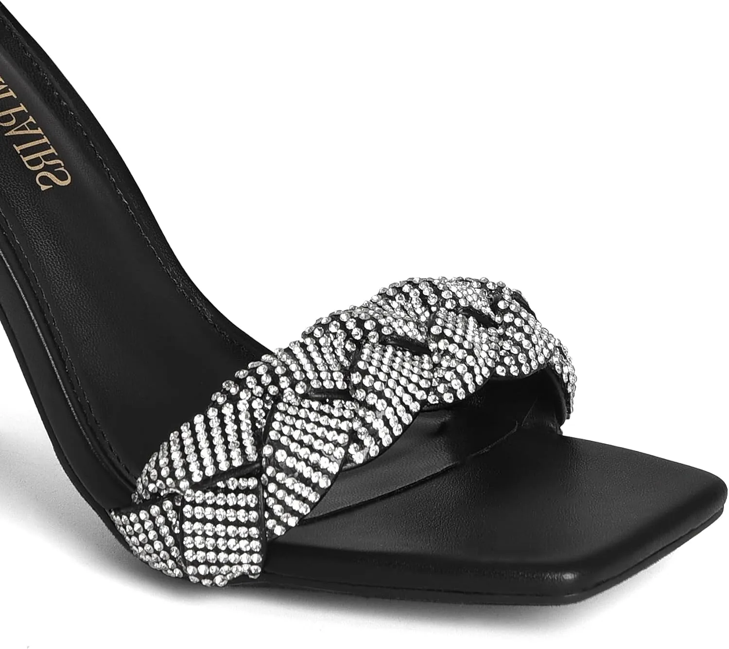 DREAM PAIRS Women's Heels for Women Braided Open Toe Ankle Strap High Block Chunky Heel Sandals Party Wedding Dress Pumps Shoes