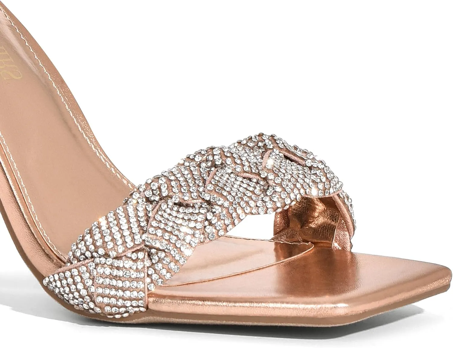 DREAM PAIRS Women's Heels for Women Braided Open Toe Ankle Strap High Block Chunky Heel Sandals Party Wedding Dress Pumps Shoes