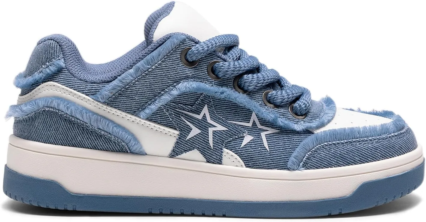 DREAM PAIRS Women's Sneakers Walking Lace-Up Comfortable Casual Rube Flat Low-Top Fashion Sneakers Shoes.