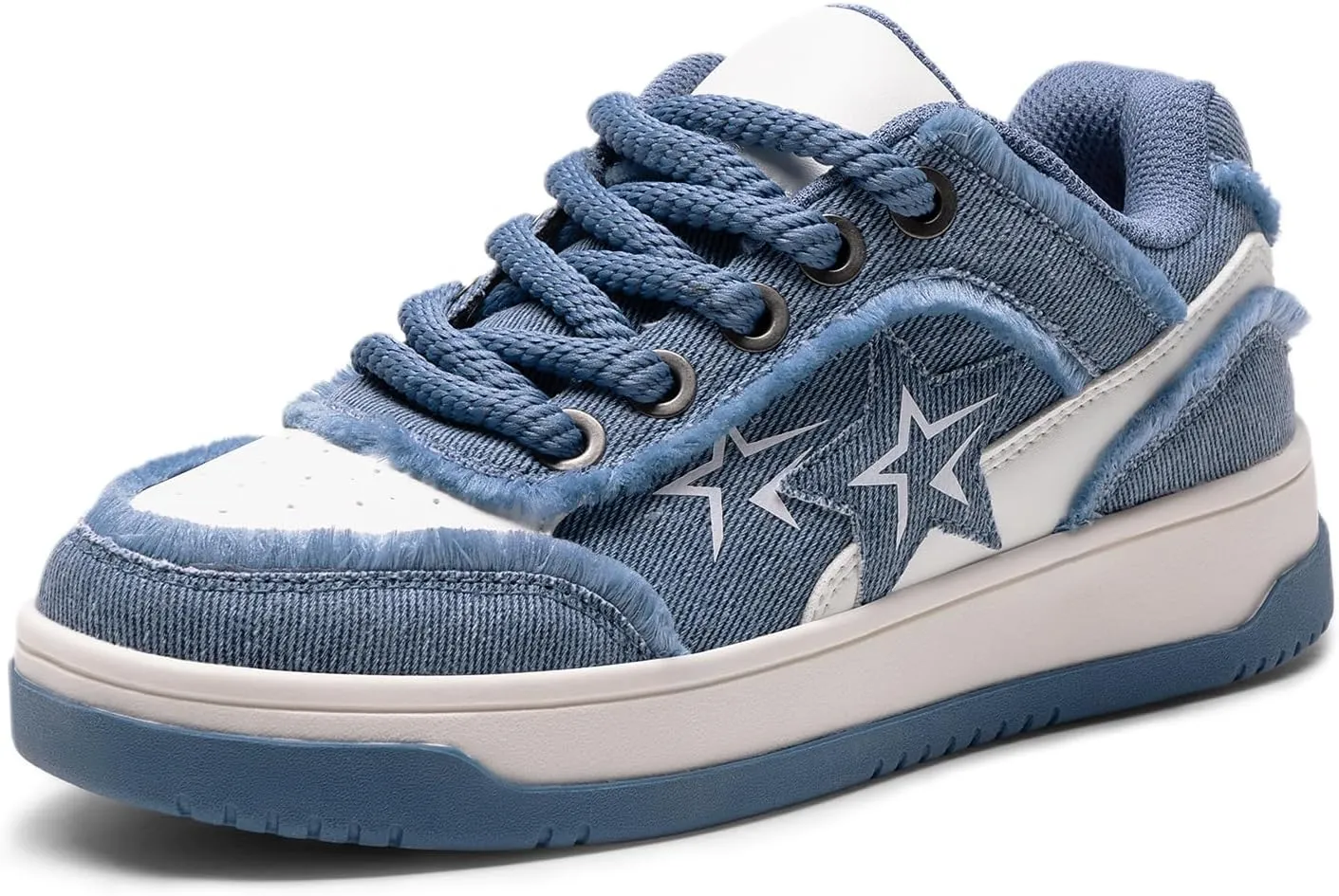 DREAM PAIRS Women's Sneakers Walking Lace-Up Comfortable Casual Rube Flat Low-Top Fashion Sneakers Shoes.