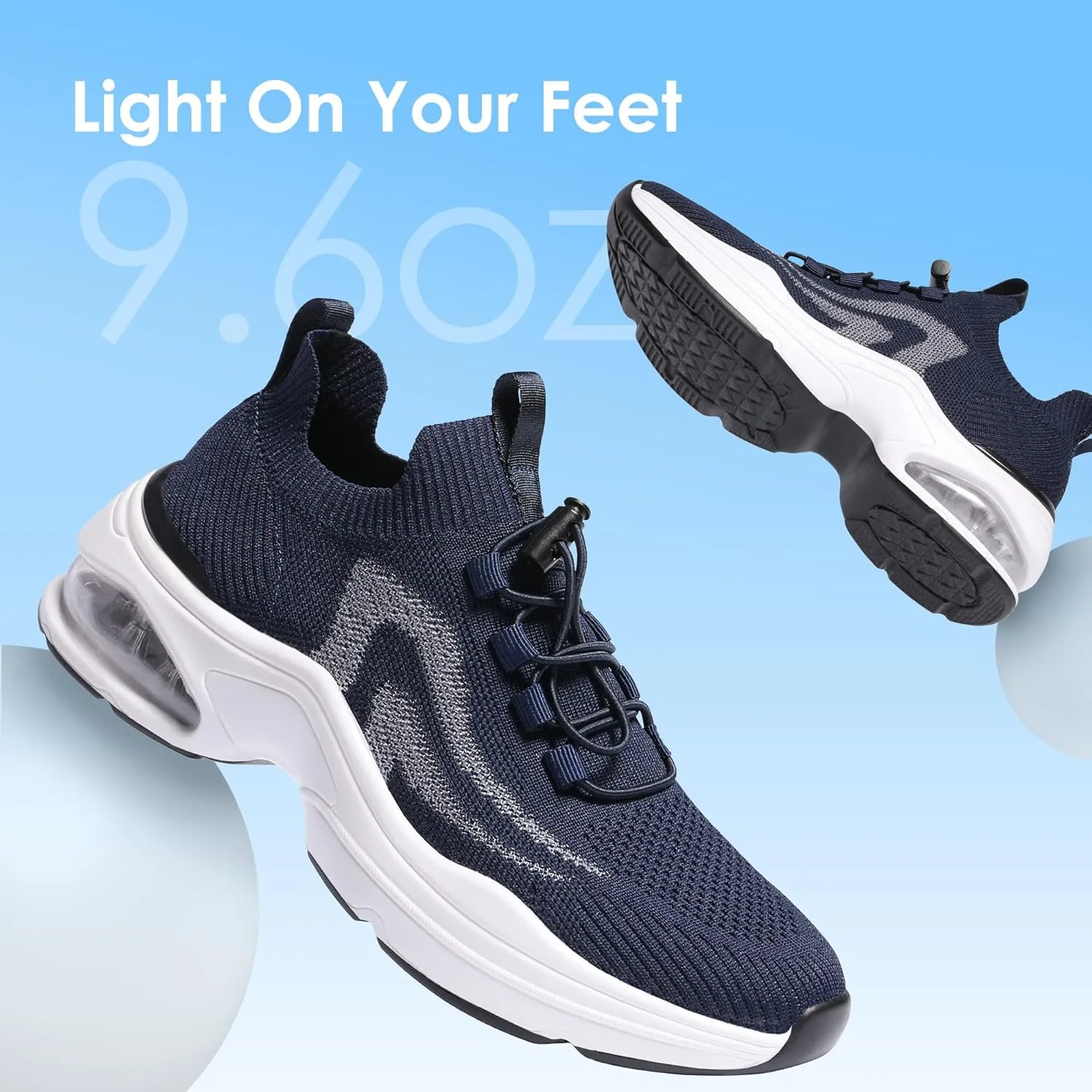 DREAM PAIRS Women's Walking Sneakers, Slip-on Air Cushion Nori Slip Resistant Tennis Casual Gym Workout Chas Nurse Restaurant Work Shoes