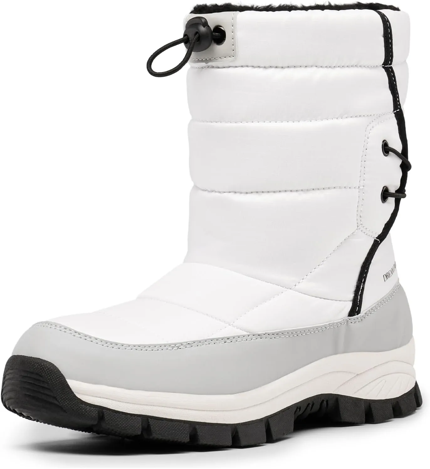 DREAM PAIRS Women's Winter Snow Boots Waterproof Lightweight Warm Fashion Janara Mid Calf Boot