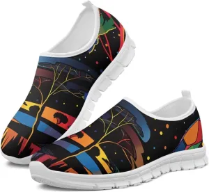 Easter Day Women's Casual Sneakers Slip on Shoes Women Low Top Canvas Loafers for Walking Outdoor