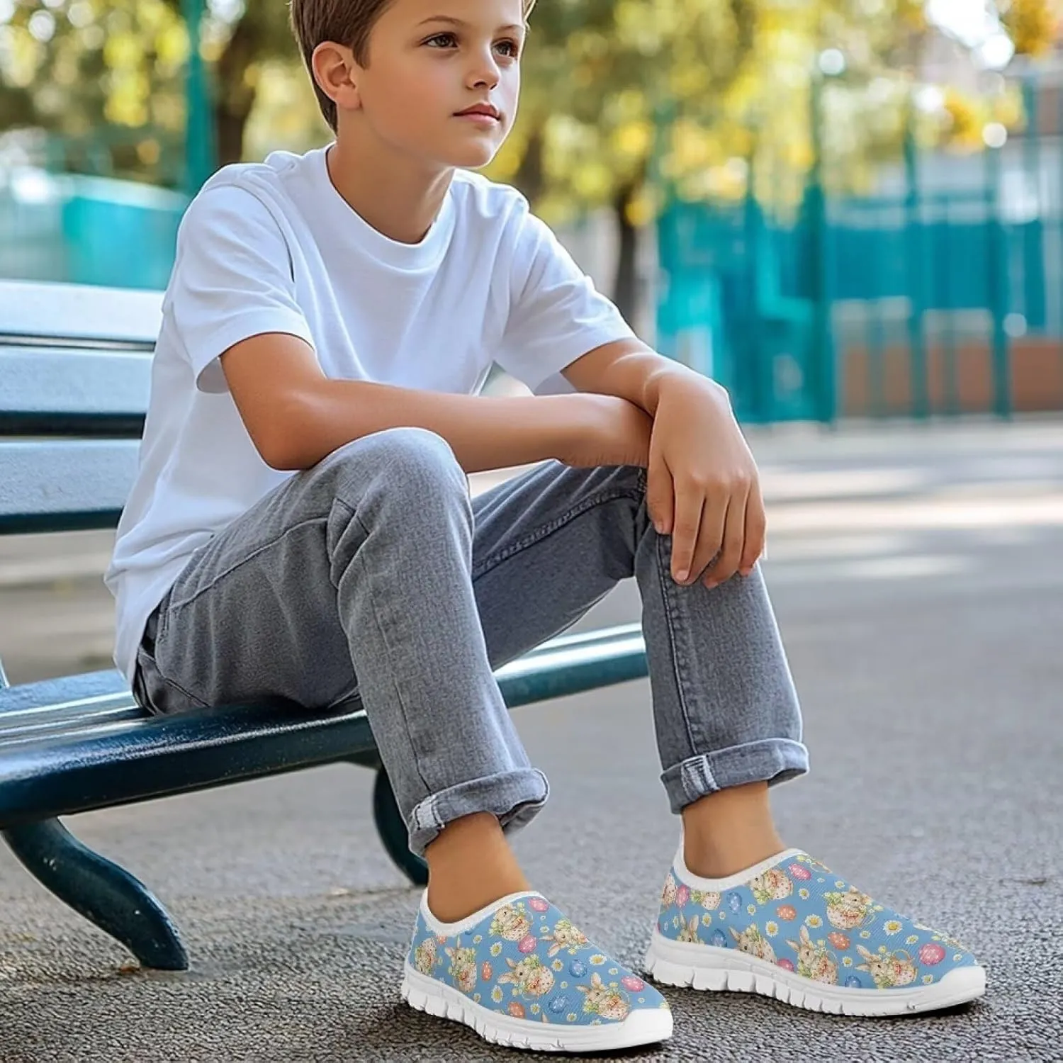 Eater Shoes Boys Running Shoes Trendy Slip On Shoes Holiday Casual Shoes