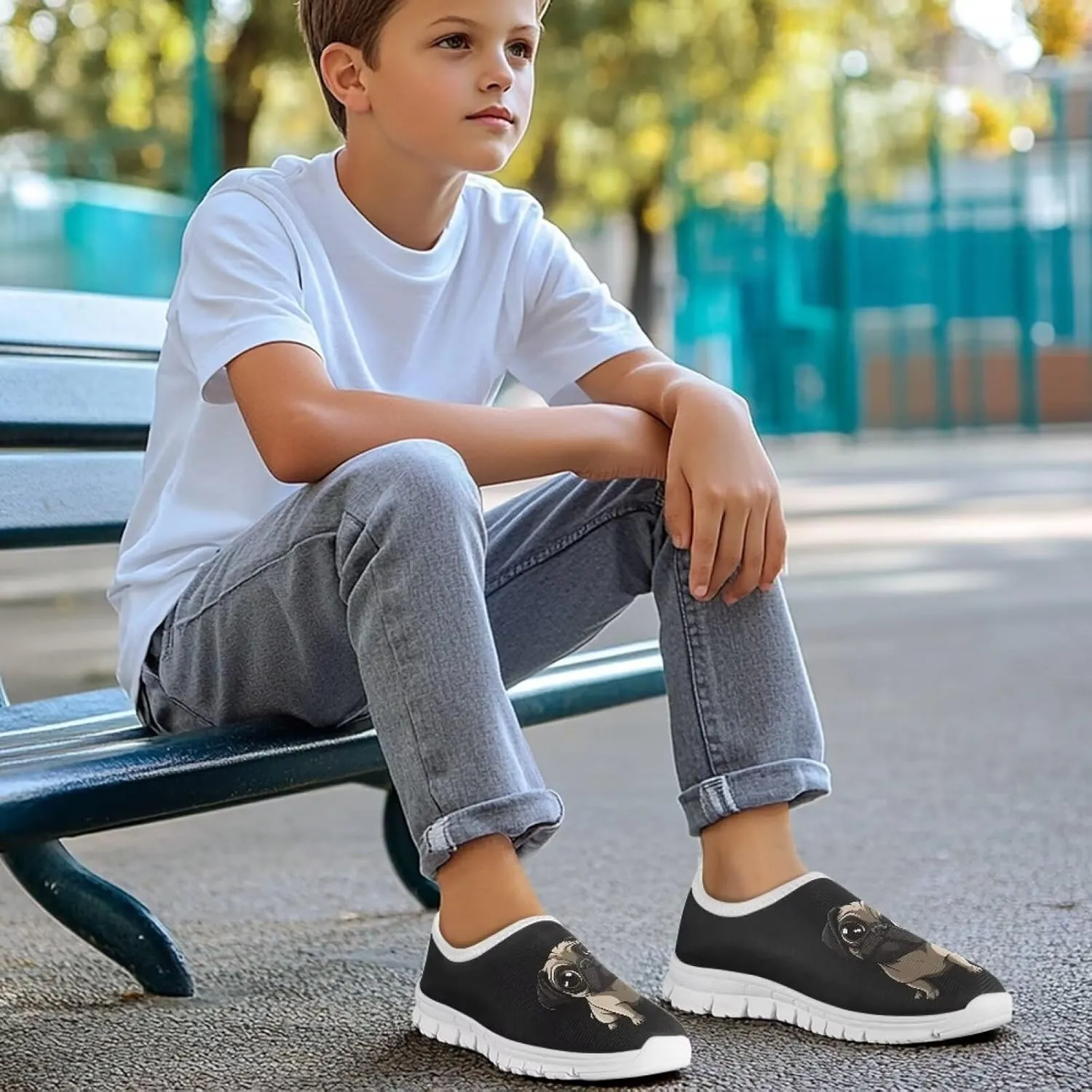 Eater Shoes Boys Running Shoes Trendy Slip On Shoes Holiday Casual Shoes