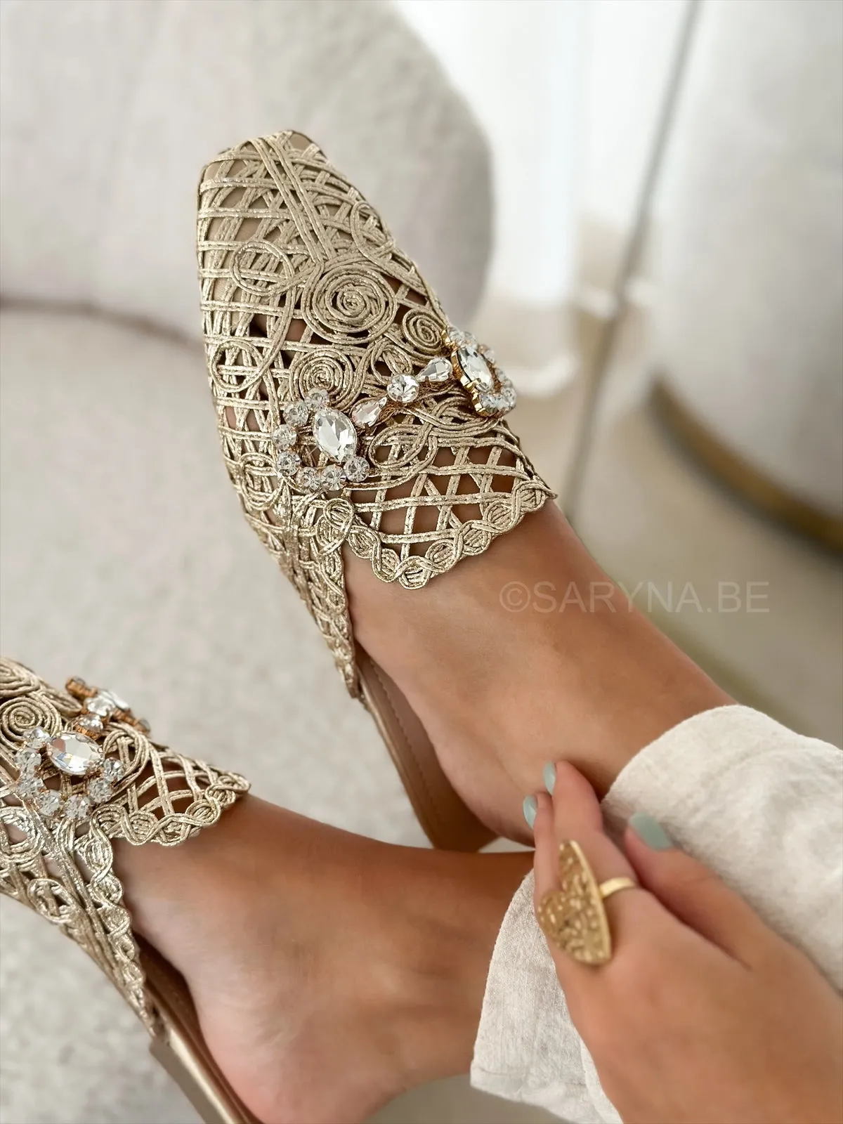 Espadrilles « VAENA » GOLD